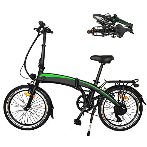 Vélos électriques : Vlo pliants électriques, Vélos pliants Jusqu' 25km / h Vitesse Rglable 7 E-Bike 250W / 36V Rechargeable Batterie Li-ION Adultes Cadeaux