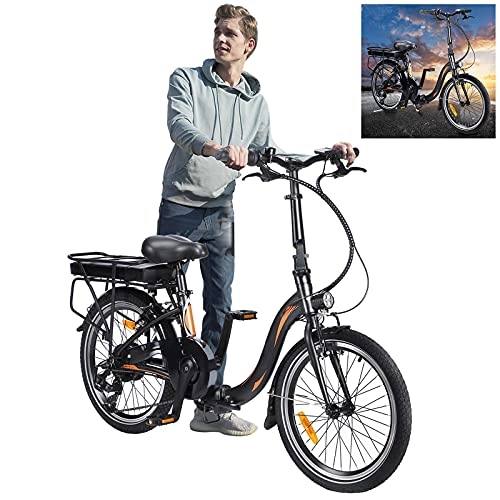 Vélos électriques : Vlos lectriques pour Adultes, 250W électrique Pliable d'assistance à la pédale avec Vélos de Route Unisexe pour Adulte