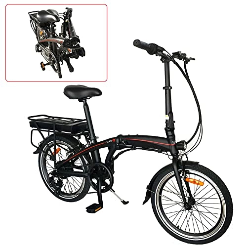 Vélos électriques : Vlos lectriques pour Adultes, avec Batterie Amovible 36V / 10Ah 7 Vitesses Vélos de Ville pour Adolescent et Adultes