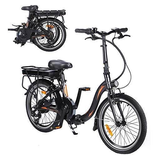 Vélos électriques : Vlos lectriques pour Adultes, Jusqu' 25km / h Vitesse Rglable 7 E-Bike 250W / 36V Rechargeable Batterie Li-ION Vélos pliants Pliable Unisexe pour