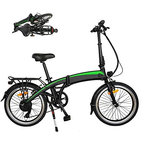 Vélos électriques : Vlos lectriques pour Adultes, Vélos pliants Jusqu' 25km / h Vitesse Rglable 7 E-Bike 250W / 36V Rechargeable Batterie Li-ION Adultes Cadeaux