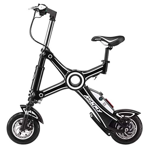 Vélos électriques : vlos lectriques vlo lectrique - Pouces Pliant Mini lectrique -10 - Batterie Lithium vhicules lectriques, Blanc