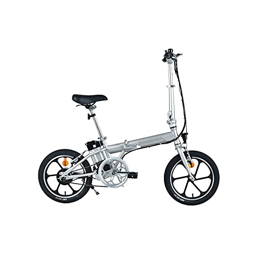 Vélos électriques : Voltee - Vélo électrique Pliant 16 Pouces 7, 8A Key Largo Gris