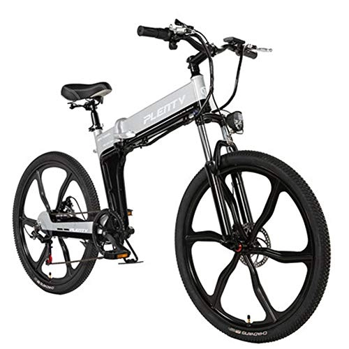 Vélos électriques : Vélo de Montagne Pliant 26" E-Bike 350w 48v Batterie Cadre en Alliage D'aluminium Tire Vélo électrique Pliable pour Montagne / Plage / Neige E-Bike, 24inch