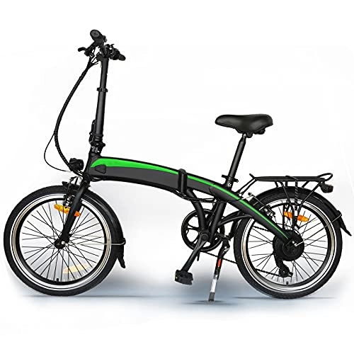 Vélos électriques : Vélo Electrique Pliable, avec Batterie Amovible 7.5Ah / 36V 250W, Vélo électrique de Ville, Ecran LED à Multifonction, Frein à Disque Avant et arrière, Adulte Unisexe