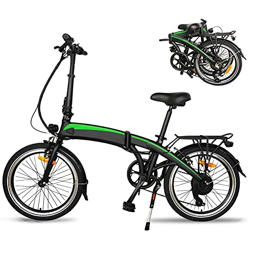 Vélos électriques : Vélo Electrique Pliable, Batterie Lithium-ION 36V / 7.5Ah Amovible, Vélo électrique de Ville, Autonomie jusqu'à 50-55km, Capacité de Charge 120KG, Adulte Unisexe