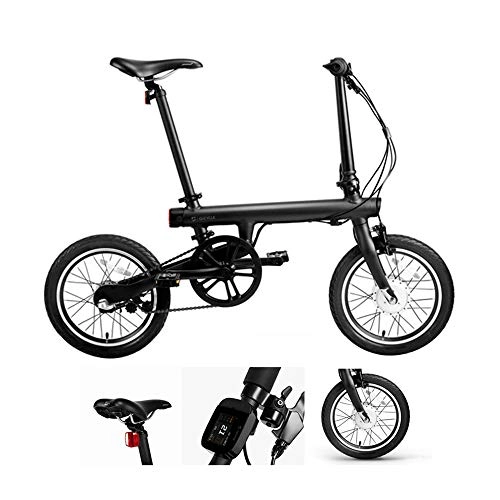 Vélos électriques : Vélo Pliable, Vélo électrique Variable de Vitesse avec éclairage et Affichage LED, 250W Moteur Adultes Cadre Voiture à pédales, Vélos de Sport