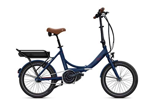 Vélos électriques : Vélo Pliant à Assistance Electrique O2FEEL Peps N7C E5000 Blue Brick
