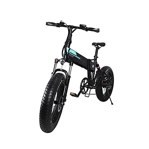 Vélos électriques : Vélo Pliant électrique 20 Pouces VTT électrique pour Adulte, 48V 500W 12.8Ah Batterie Amovible vélo de Banlieue électrique, Vitesse maximale 40 km / h
