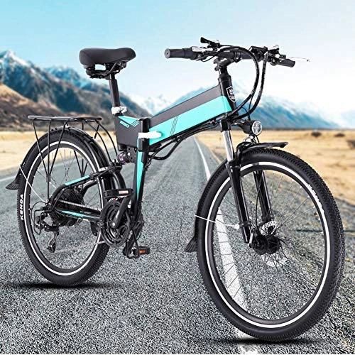 Vélos électriques : Vélo Électrique 26 Pouces Électrique Gros Pneu Bicyclette, Alliage D'aluminium, 35 À 40 Km, Moteur 48V 500W 10.4AH Batterie Au Lithium