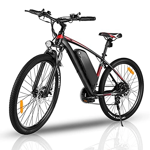 Vélos électriques : Vélo Électrique 27, 5 Pouces pour Hommes et Femmes, Électrique 250w vélos électriques e-Bike avec Batterie au Lithium Amovible 36v 10.4ah, intégrée élégante Adulte