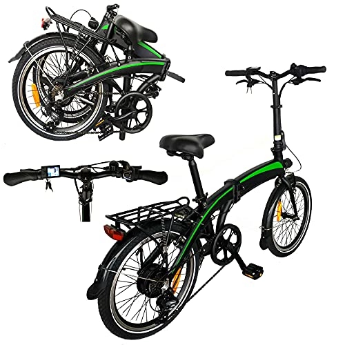 Vélos électriques : Vélo Électrique Pliable Vélo Pliant Adulte Vélo Pliant Adulte équipé d'une Batterie 36V / 7.5AH Pneus 20 Pouces pour vélos de Ville électriques Convient aux Hommes et aux Femmes Adultes