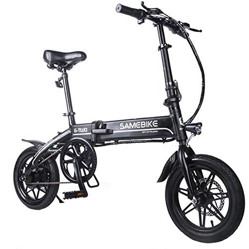 Vélos électriques : Vélo Électrique Pliant De 14", Vélo Électrique avec 250W 36V 14 Pouces pour Adultes, Batterie Au Lithium-ION 10AH pour Le Cyclisme en Plein Air, Noir