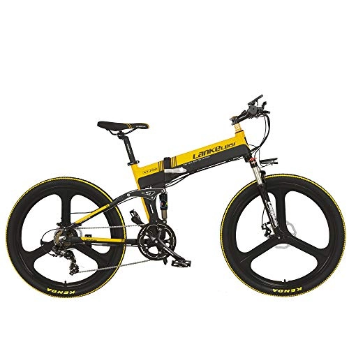 Vélos électriques : Vélo électrique 1000W 48V 10.4AH Batterie avec Zoom en Alliage d'aluminium Disque mécanique vélo cyclomoteur électrique