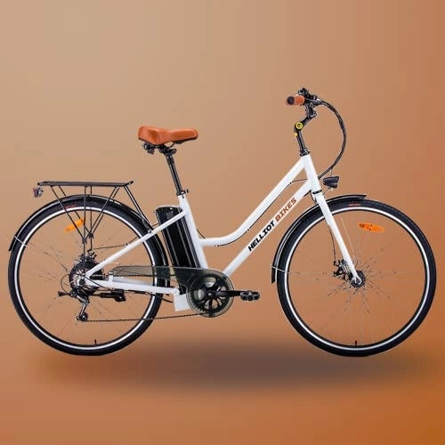 Vélos électriques : Vélo électrique 250 W, Roues de 28 Pouces, autonomie jusqu'à 45 kilomètres, Cadre en Aluminium et Changement Shimano 7 Vitesses …