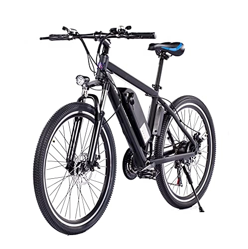 Vélos électriques : Vélo électrique de montagne pour adultes 26 pouces VTT électrique 250 W, 25 km / h pour adultes avec batterie amovible 48 V 8, 7 A, 21 vitesses