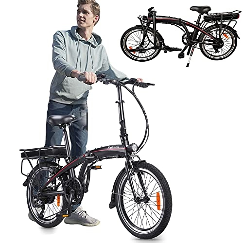 Vélos électriques : Vélo électrique léger, 20' 36V 250W 10Ah Amovible au Lithium-ION Vélos électriques pour Adolescent et Adultes