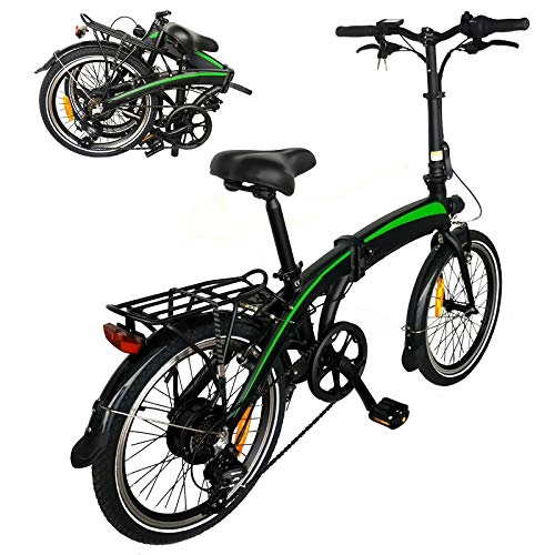 Vélos électriques : Vélo électrique léger, Vélos de Route Trottinette lectrique 20 Pouces 250W 36V 7.5Ah(50-55km) Unisexe pour Adulte