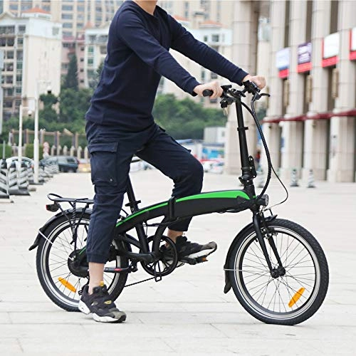 Vélos électriques : Vélo électrique léger, Vélos électriques 250W électrique Pliable d'assistance à la pédale avec pour Adolescent et Adultes