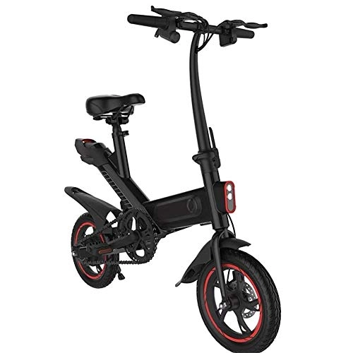 Vélos électriques : Vélo électrique Pliable Adulte Vélo électrique, Pliable E-Bike 25 km / H 250W Ville avec Batterie 6Ah Li-ION, 12 Pouces pneus 3 Modes de Travail Vélos électriques