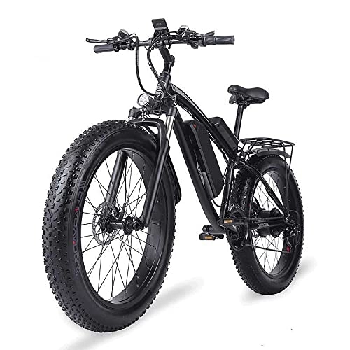 Vélos électriques : Vélo électrique pliable pour homme et femme, vélo de montagne 26 pouces, fourche avant avec amortisseurs pneumatiques, MX02S