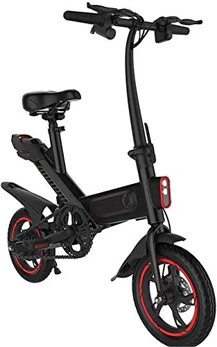 Vélos électriques : Vélo électrique Pliable, Vélo de neige électrique, vélos électriques rapides pour adultes Vélo électrique, pliante E-Bike 25km / H 250W City avec batterie Li-ion 6ah, pneu 12 pouces 3 modes de travail