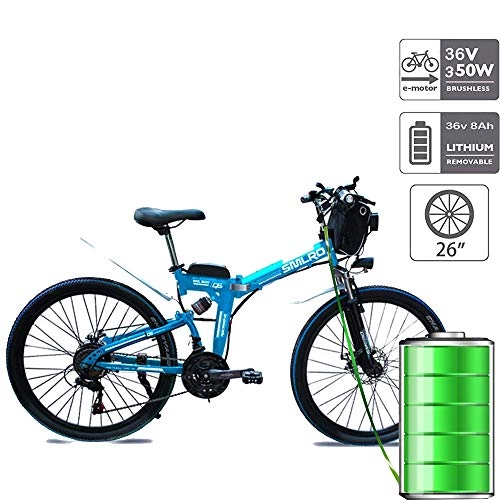 Vélos électriques : Vélo électrique Pliable, Vélos électriques 36V 350W, Vélo De Montagne à Batterie Au Lithium 8AH / 10AH / 15AH, Vélo électrique De Grande Capacité Avec Batterie Au Lithium Et Chargeur 36V 350W15AH