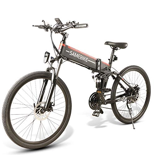 Vélos électriques : Vélo électrique Pliant 26 Pouces 350 W / 500W 25 km / h vélo Ville Batterie au Lithium 48V 10AH Shimano 21 Vitesses[EU Stock