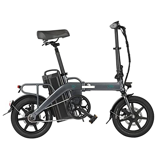 Vélos électriques : Vélo électrique Pliant FIIDO L3, vélo électrique Pliable à Grande Vitesse à 3 Vitesses pour Les Adultes Faisant du vélo en Plein air, Moteur 48V 350W sans balais, Moteur à Engrenages Gris B