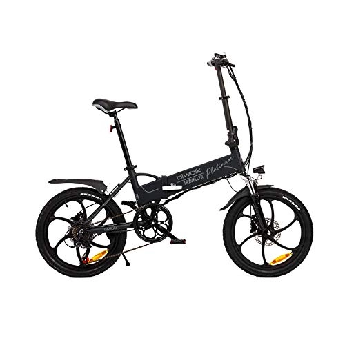Vélos électriques : Vélo électrique Pliant Mod. Traveller (Platinum 12Ah)