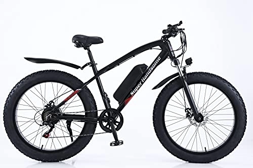 Vélos électriques : Vélo électrique S102 Moteur sans Brosse sans Brosse 48v12.5Ah Batterie au Lithium Smart Controller avec Une Ligne de Mise Hors Tension