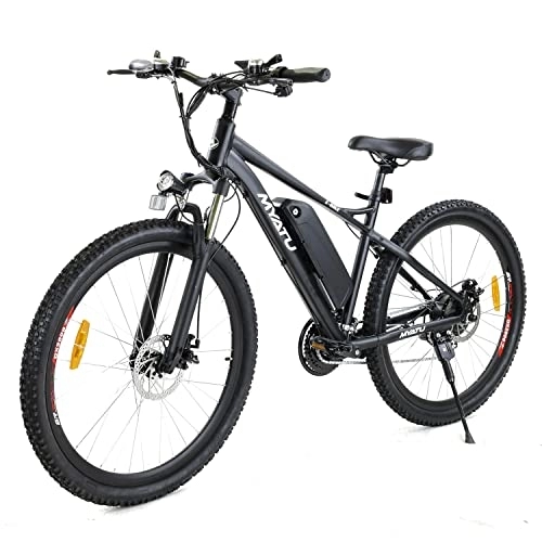 Vélos électriques : Vélo électrique VTT 27, 5" 8Ah Batterie Aluminium 21 Vitesses Shimano LCD Pedelec
