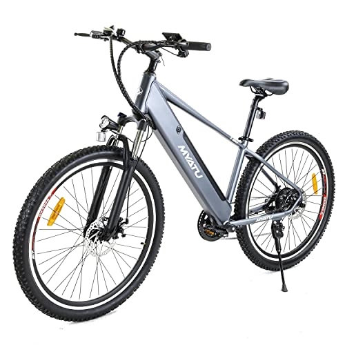 Vélos électriques : Vélo électrique VTT - Écran LCD - 27, 5" - Suspension Shimano - Freins à disque - Batterie 10 Ah