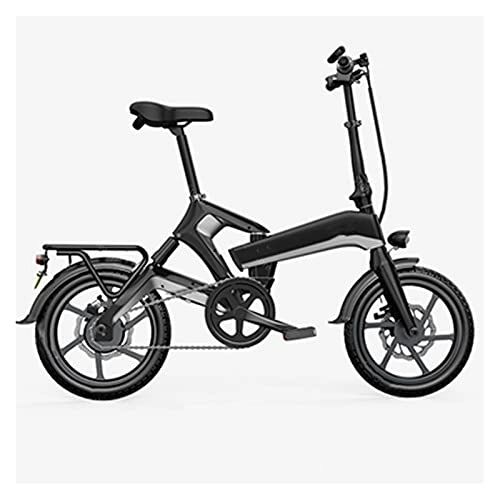 Vélos électriques : Vélo électrique Vélo électrique de 16 Pouces à vélo électrique 2 Roues 4 vélos électriques 4 8V 400W Gamme 15 0 KM Mini Batterie Amovible de vélo électrique Pliante par paritaire