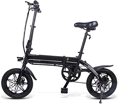 Vélos électriques : Vélo électrique, Vélo électrique pliant pour adultes14 alliage d'aluminium 36v250w Commute eBike 7.5ah Batterie Professional 7 vitesses Transmission de disque Bicyclette de frein à disque pour sports