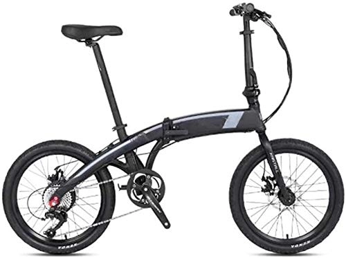 Vélos électriques : Vélo électrique, Vélos électriques pliantes portables, vélo pour adulte de 20 pouces pour adultes, couple maximum d'environ 50 n.M vélo de cyclisme en plein air Batteries au lithium Battery Beach Crui