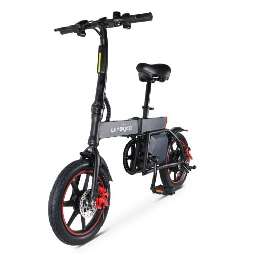 Vélos électriques : Vélo électrique Windgoo B20 14" - Vélo électrique pliable Pedelec, vélo de ville électrique avec moteur de 250 W 36 V 6 Ah - Batterie lithium-ion 25 km / h
