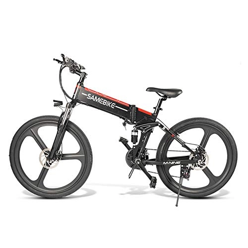 Vélos électriques : Vélo électrique à grande vitesse S7 pour adultes, batterie 48V / 10Ah, kilométrage de moteur sans balais de 350 W 40KM / 60KM en mode PAS