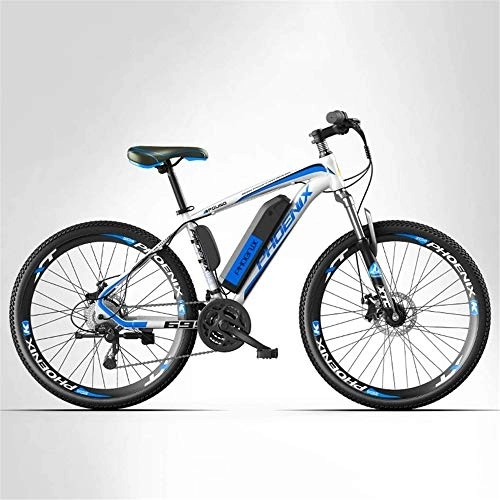 Vélos électriques : Vélo électrique électrique VTT Adulte Montagne Vélo électrique Hommes, 27 vitesses hors route vélo électrique, vélos électriques 250W, 36V Batterie au lithium, 27, 5 pouces Roues pour les sentiers de l