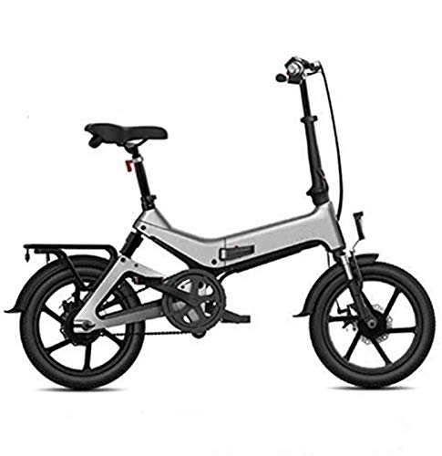 Vélos électriques : Vélo électrique électrique VTT Vélo électrique, vélo électrique pliant for adultes 250W 36V avec écran LCD 16inch pneu légère 17.5kg / 38.58Lbbs adapté aux hommes Femmes Ville Traiter pour les sentier