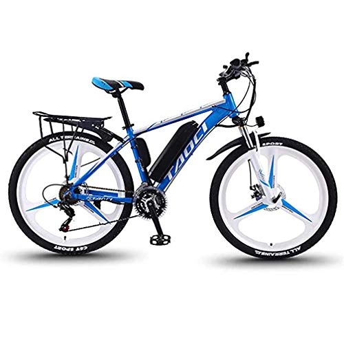 Vélos électriques : Vélos Vélo De Montagne électrique De 26 "pour Adultes, Vélos De Route Hybrides Vélo électrique De 350 W Batterie Au Lithium Amovible De 36 V 8 / 10Ah / 13Ah, Vélo De Route Avec(Color:B, Size:10Ah 70Km)
