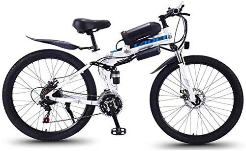 Vélos électriques : Vélos électriques, Cadre en acier pliant vélo électrique vélo adulte VTT 36V 13A 22MPHPH 350W phare automatique professionnel 21 vitesses vélo vélo pliable adapté aux activités de voyage et de loisirs