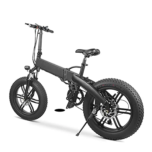 Vélos électriques : Vélos électriques de plein air pour adultesVélos électriques pliants de 20 ", cadre en alliage d'aluminium pour adultes - Vitesse 25KM / Shimano 7 vitesses - Moteur 550W Lightweight Commuter E-Bike