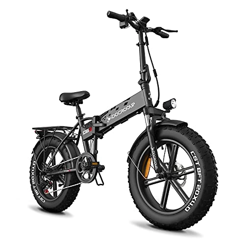 Vélos électriques : Vélos électriques Pliables pour Adultes, vélo électrique 20 Pouces avec 750W 48V 12Ah et 5 Modes de Conduite vélo électrique en Ville, Neige, Plage, vélo (4.0 Gros pneus) (Noir)