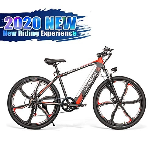 Vélos électriques : Vélos électriques pour Adultes, Vélo de Montagne Plage Neige vélo pour Adultes Batterie au Lithium Pliant E-Bike, City Mountain vélo Booster Intelligent VTT