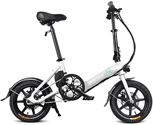 Vélos électriques : Vélos électriques à 3 Roues pour Adultes, vélo électrique, vélos électriques Rapides pour Adultes Vélo électrique Pliant de 14 Pouces avec Batterie Lithium-ION