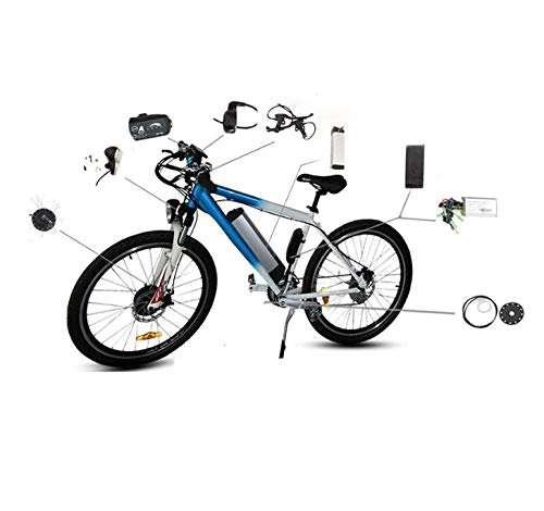 Vélos électriques : WANGYONGQI 36V 250W - Kit de vlo lectrique 500W pour Batterie de Bouilloire de Moteur de Roue Roues de 20"26" 700C LED LCD e vlo Kit de Conversion de vlo lectrique, 36V10AH250WLED