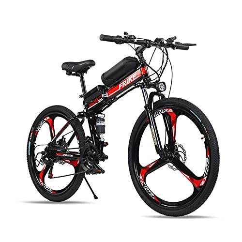Vélos électriques : WDSWBEH Vélo électrique Vélo De Montagne électrique, 26 '' Vélo électrique Pliant pour Adultes, 20 Mph avec Batterie Lithium-ION 36v 10ah, A