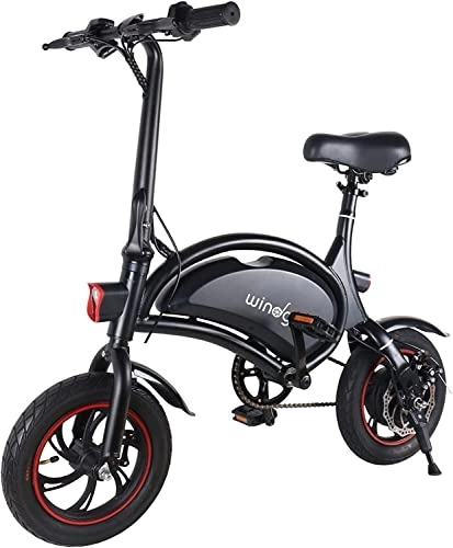 Vélos électriques : Windgoo Velo Electrique, Velo Electrique Pliable, 12 Pouces vélo électrique Pliant Adulte, Windgoo Vélo Électrique，Pédalage Assisté (Noir)