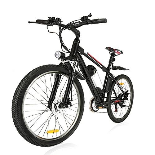 Vélos électriques : Winice Vélos Électriques Adultes 26 '', Vélo Électrique, Vélo de Montagne Électrique, Vitesses 21, Batterie Amovible 36V / 8Ah, 4 Modes, 2 Garde-Boue, Vélo Électrique 40-50Km